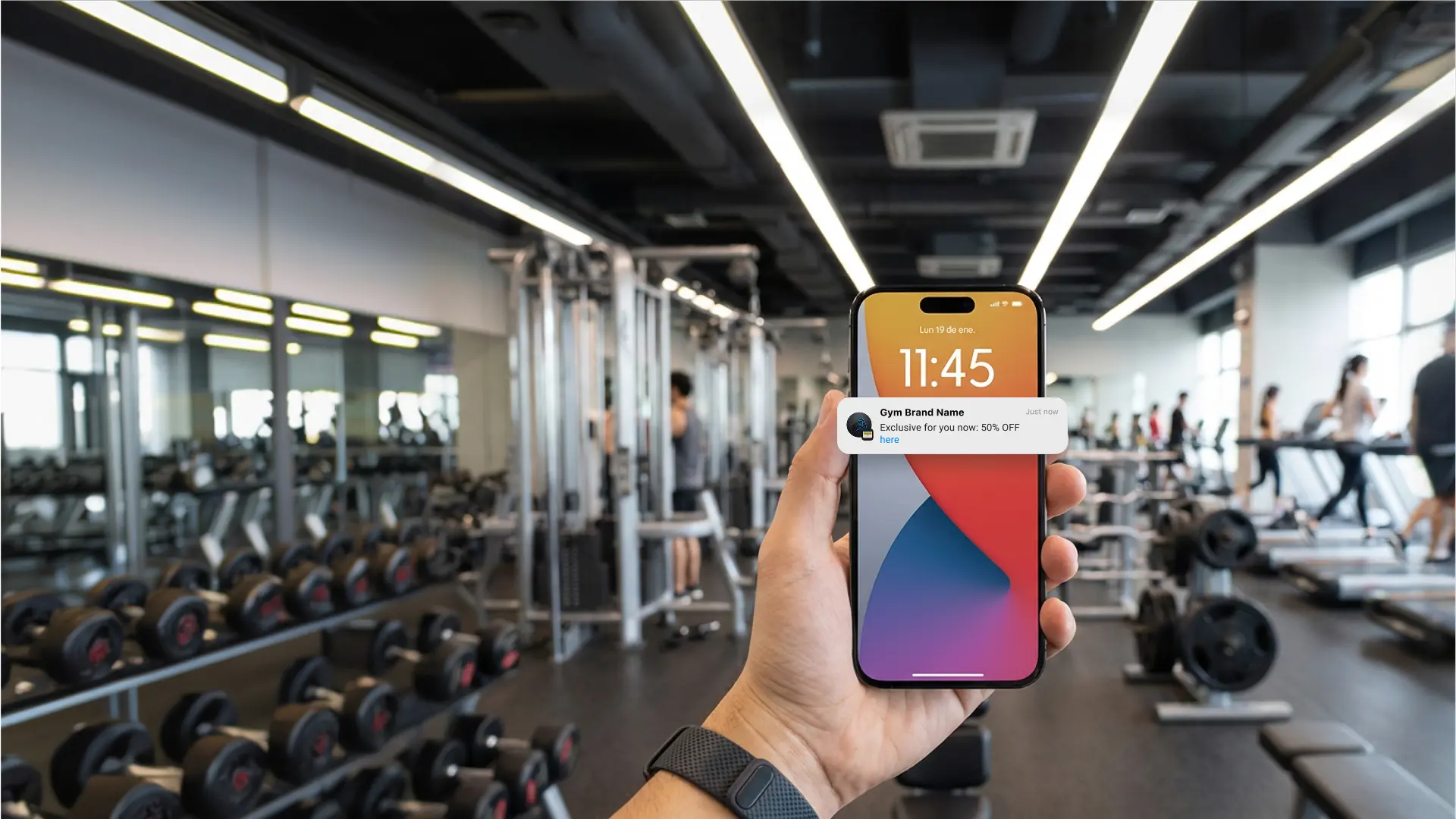 Gym members staying engaged with digital wallet passes